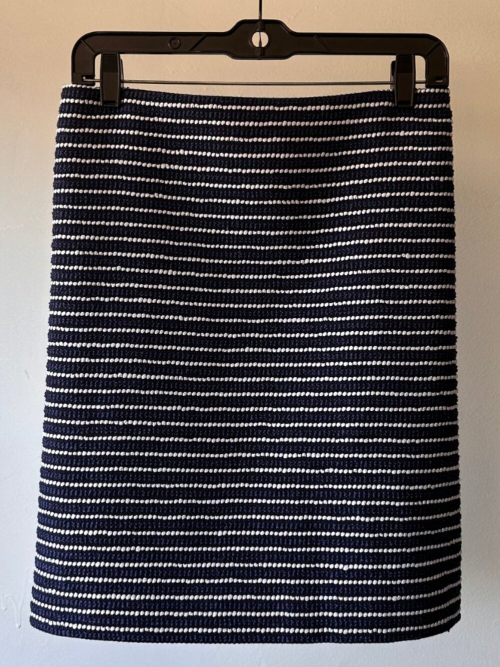 J. Crew Striped tweed A-line mini skirt size 22